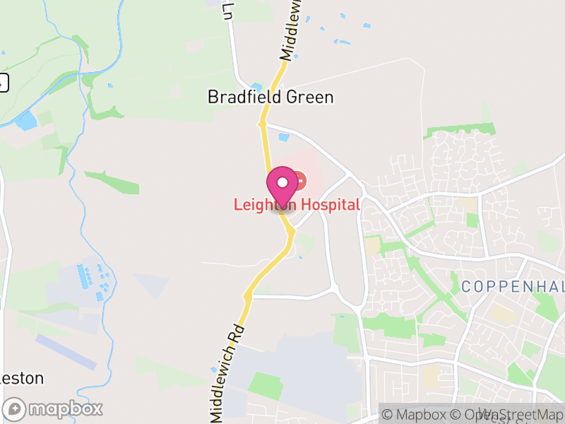 Map of Leighton, Cheshire East