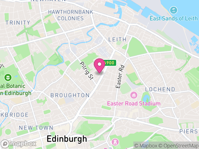 Map of Leith Central, Edinburgh