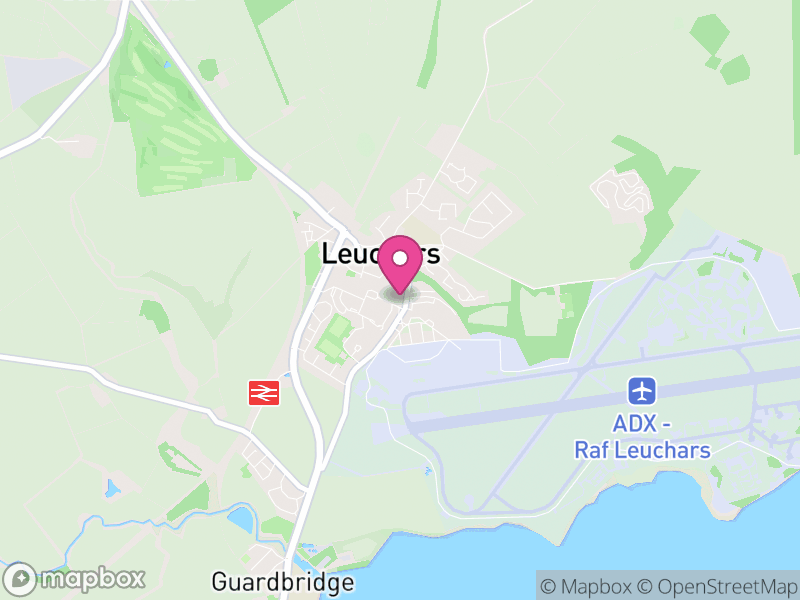 Map of Leuchars