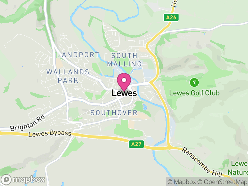 Map of Lewes, Lewes