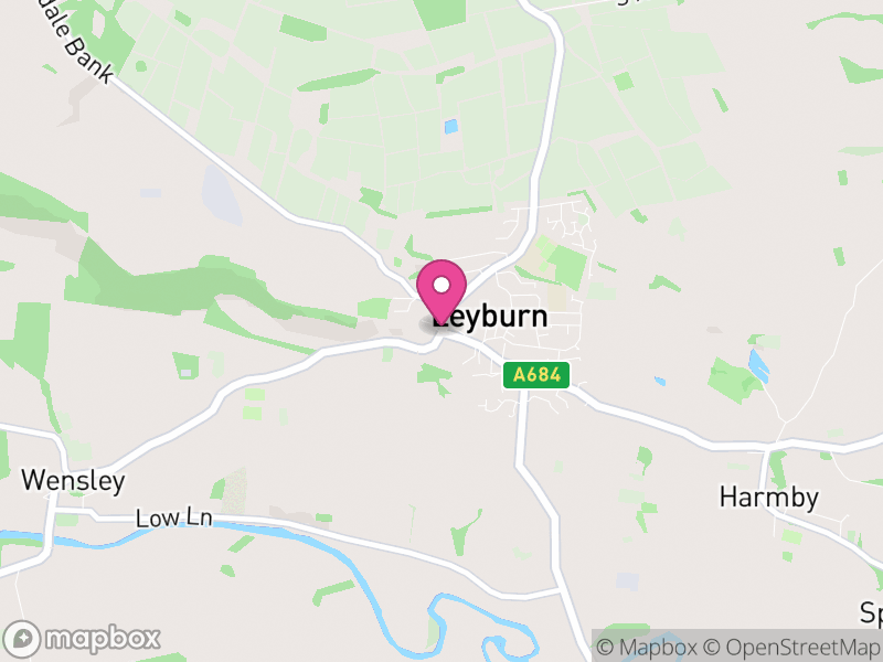 Map of Leyburn, North Yorkshire