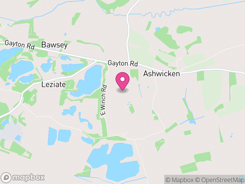 Map of Leziate, King's Lynn and West Norfolk