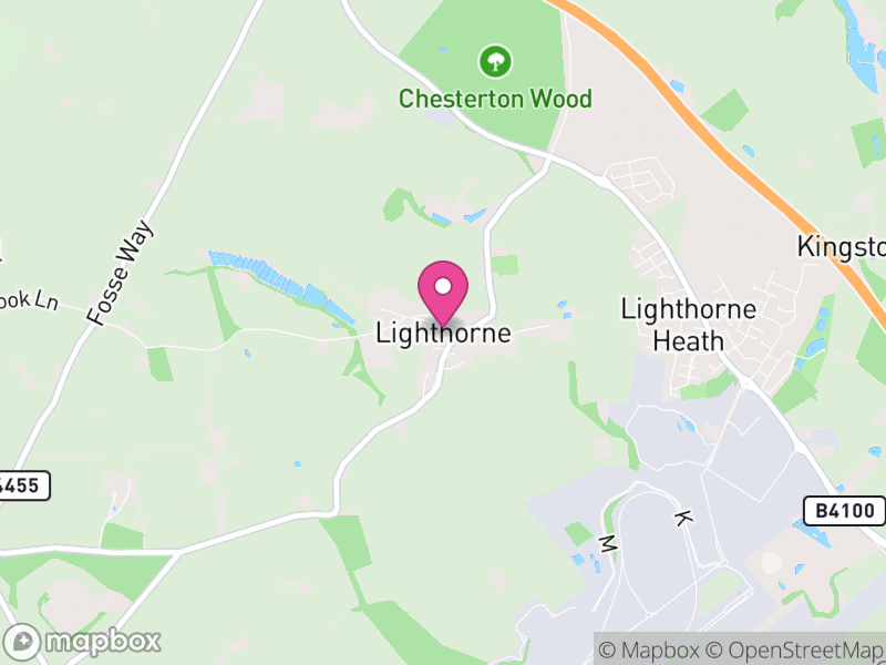 Map of Lighthorne, Stratford-on-Avon