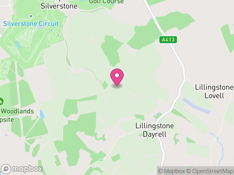 Map of Lillingstone Dayrell with Luffield Abbey, Buckinghamshire