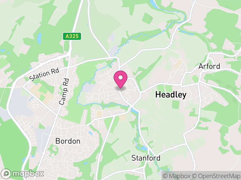 Map of Lindford, East Hampshire