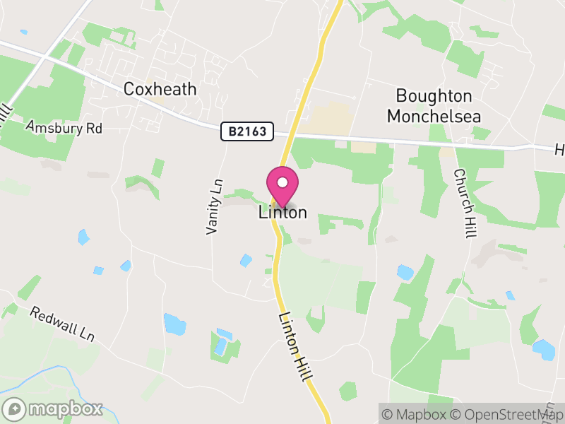 Map of Linton, Kent