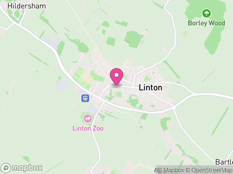 Map of Linton, South Cambridgeshire