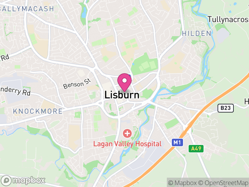 Map of Lisburn