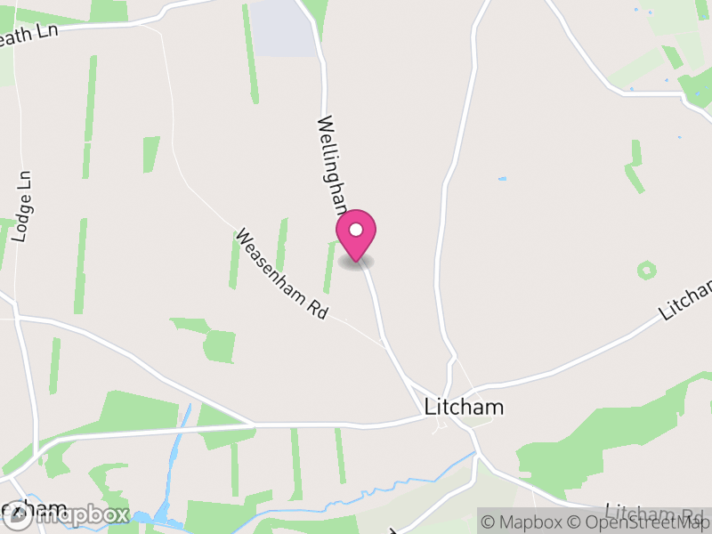Map of Litcham, Breckland