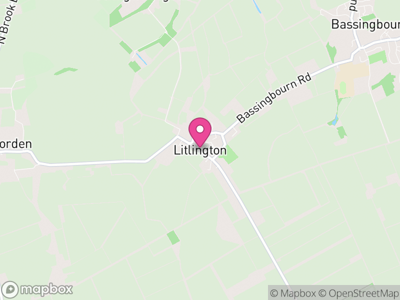 Map of Litlington, South Cambridgeshire