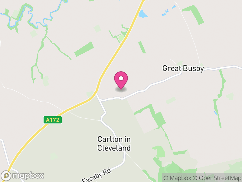 Map of Little Busby, North Yorkshire