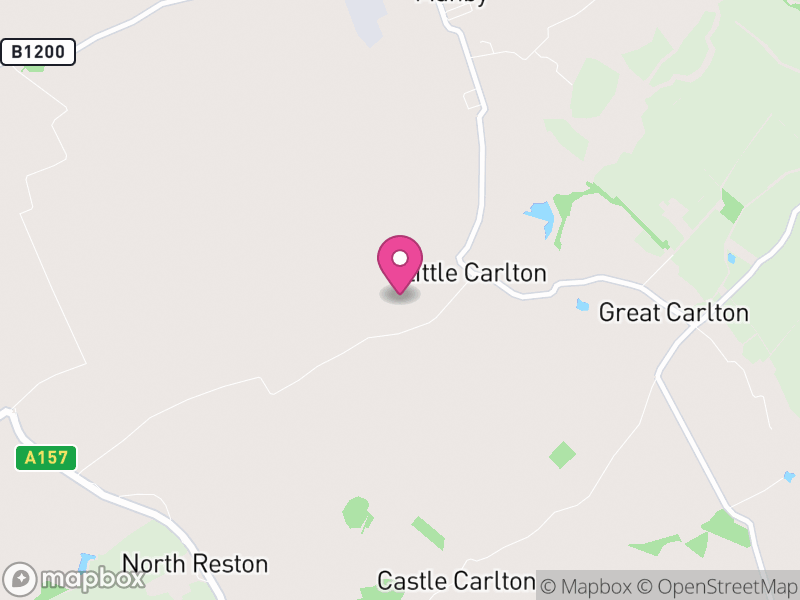 Map of Little Carlton, East Lindsey