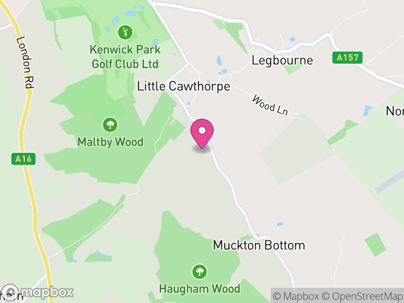 Map of Little Cawthorpe, East Lindsey