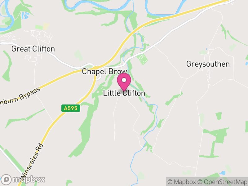 Map of Little Clifton, Cumberland