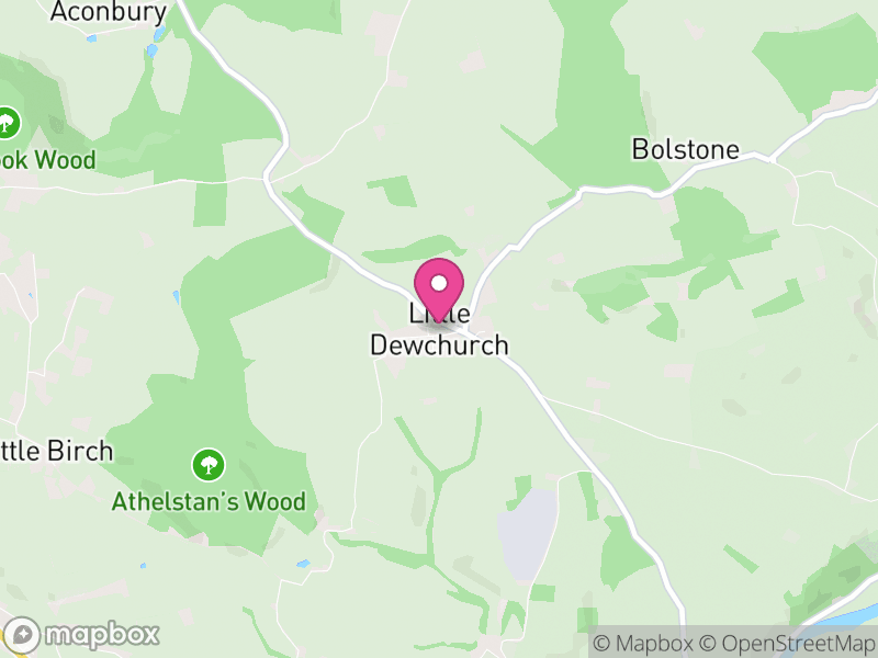 Map of Little Dewchurch, Herefordshire
