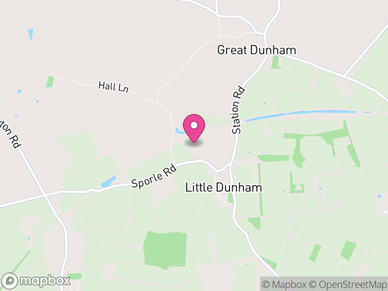 Map of Little Dunham, Breckland