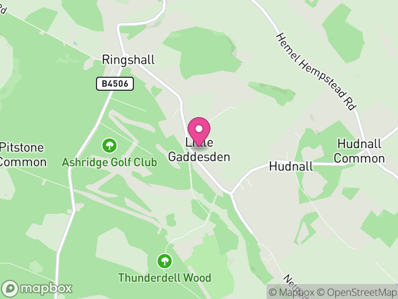 Map of Little Gaddesden, Dacorum