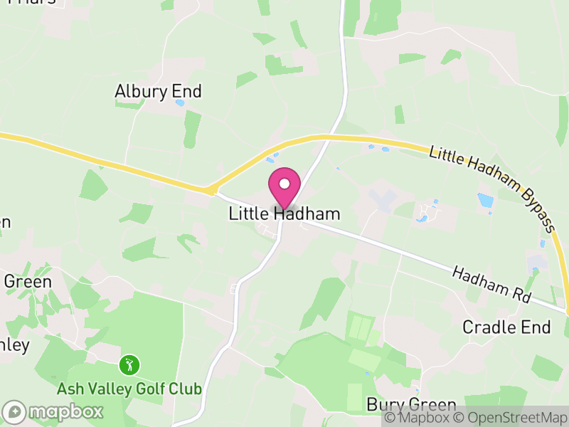 Map of Little Hadham, East Hertfordshire