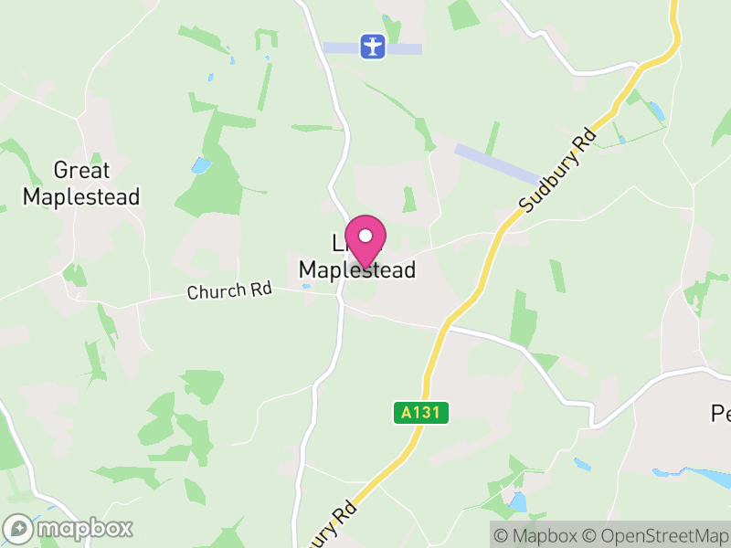 Map of Little Maplestead, Braintree