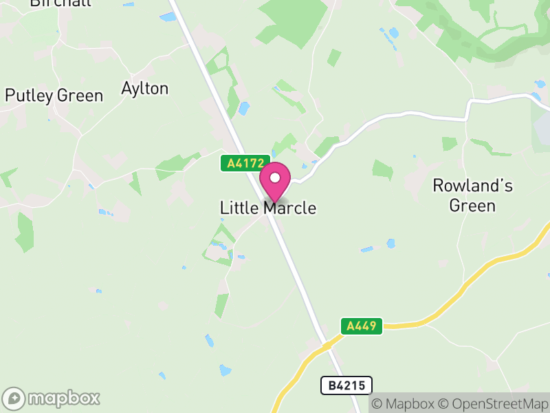 Map of Little Marcle, Herefordshire