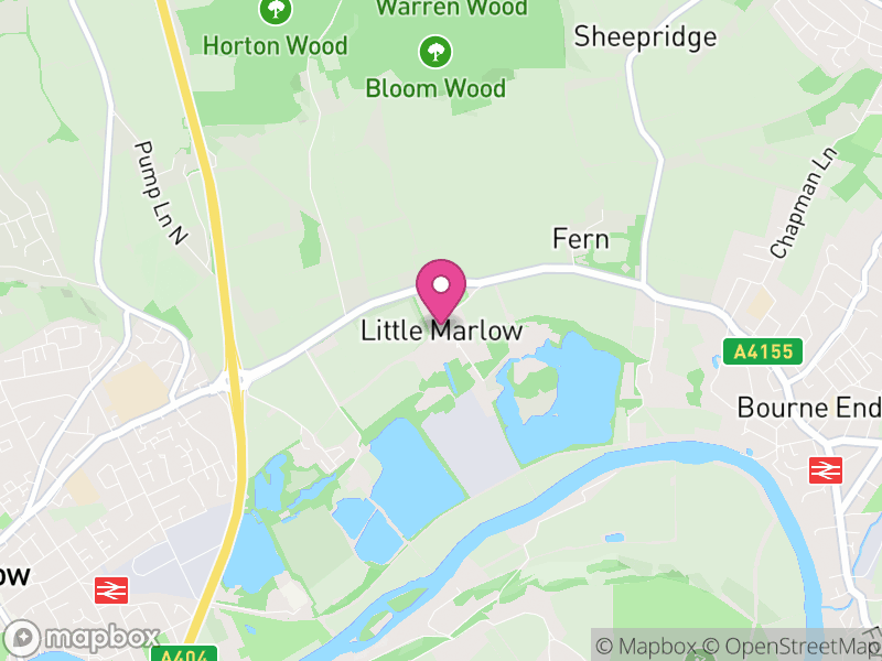 Map of Little Marlow, Buckinghamshire