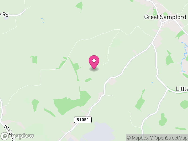 Map of Little Sampford, Uttlesford