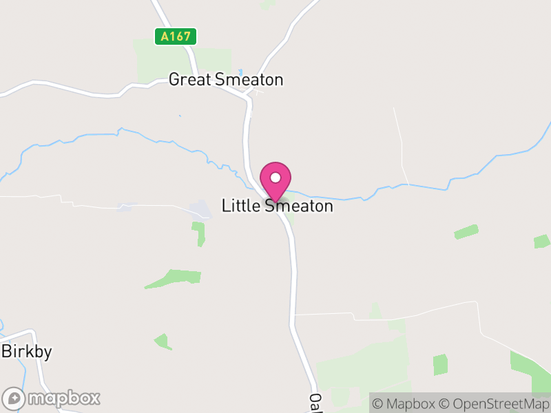 Map of Little Smeaton, North Yorkshire