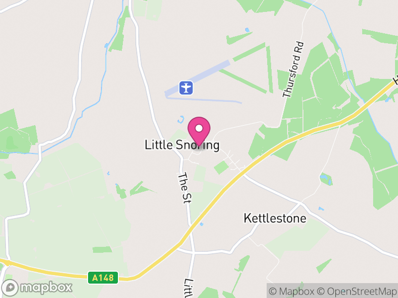 Map of Little Snoring, North Norfolk