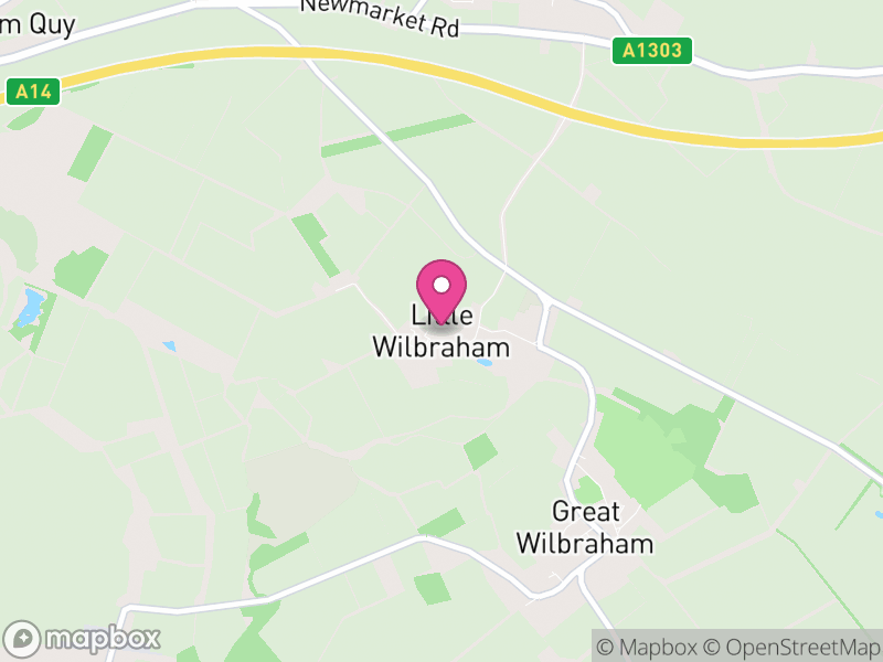 Map of Little Wilbraham, South Cambridgeshire