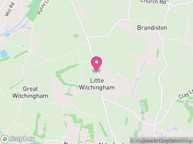 Map of Little Witchingham, Broadland