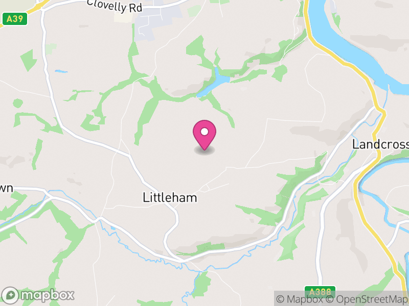 Map of Littleham, Torridge