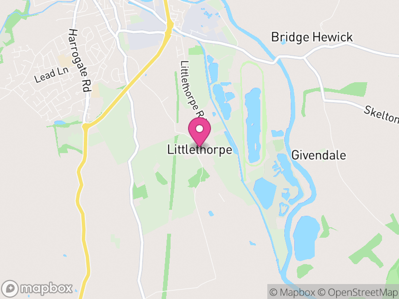 Map of Littlethorpe, North Yorkshire