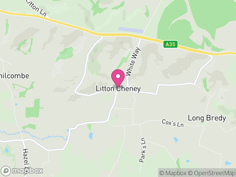 Map of Litton Cheney, Dorset