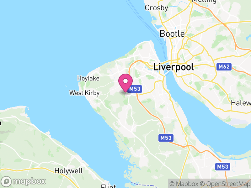 Map of Liverpool City Region, England