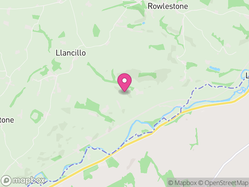 Map of Llancillo, Herefordshire