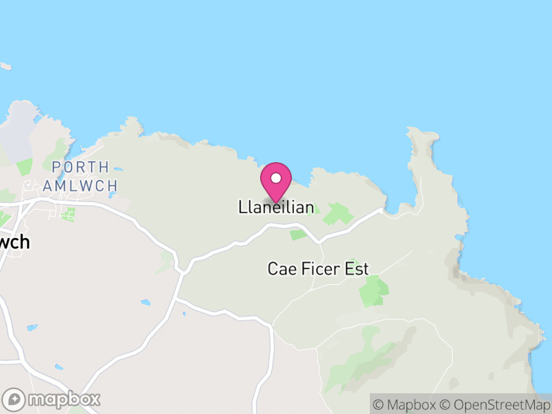 Map of Llaneilian, Ynys Môn / Isle of Anglesey