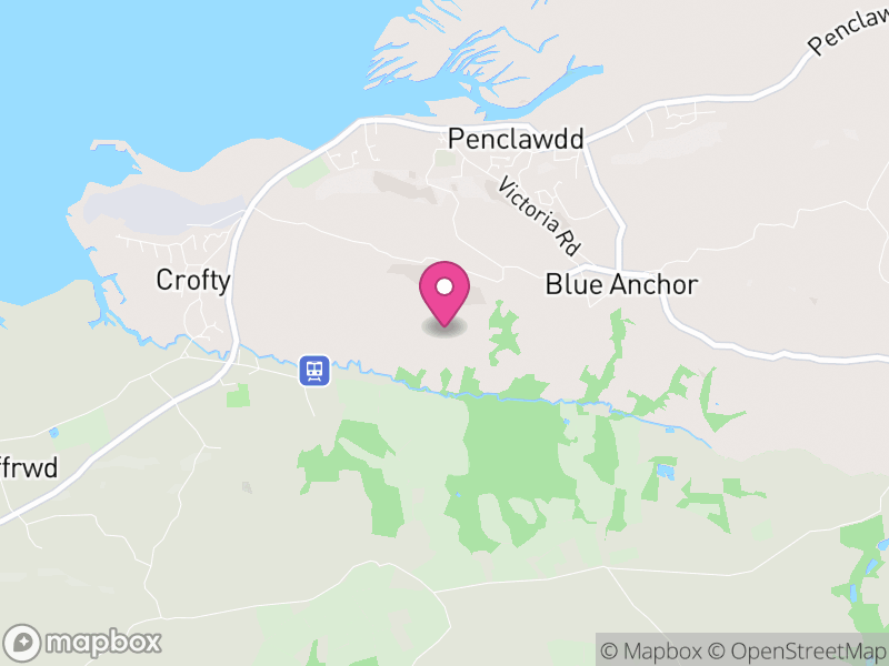 Map of Llanrhidian Higher, Swansea