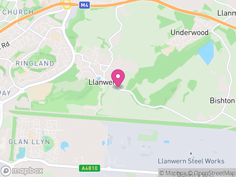 Map of Llanwern, Newport