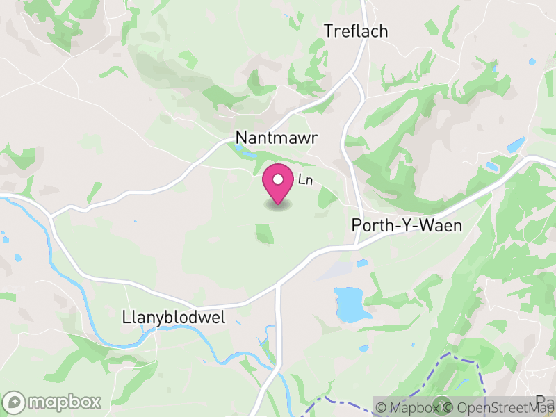 Map of Llanyblodwel, England