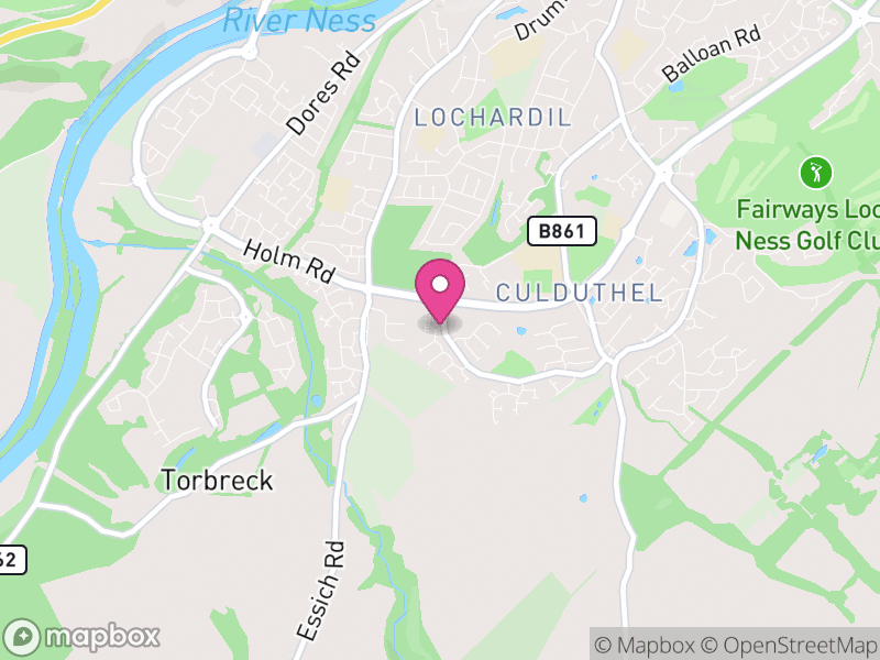 Map of Lochardil, Highland