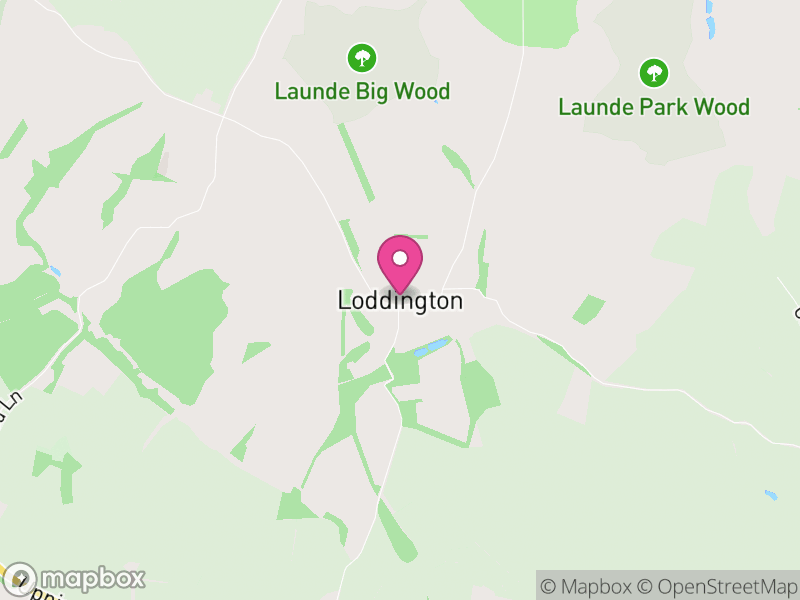 Map of Loddington, Harborough