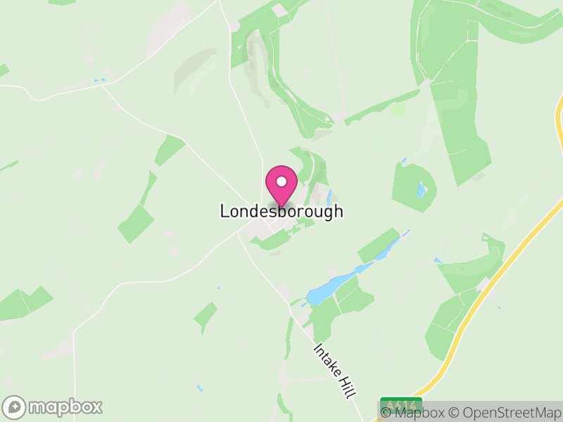 Map of Londesborough, East Riding of Yorkshire