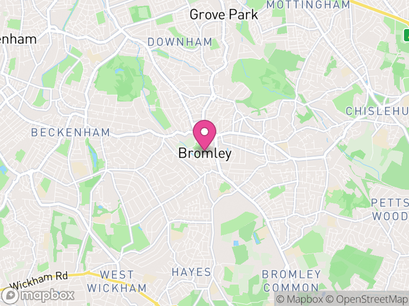 Map of London Borough of Bromley, Greater London