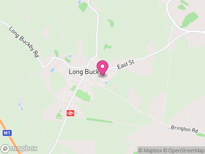 Map of Long Buckby, West Northamptonshire