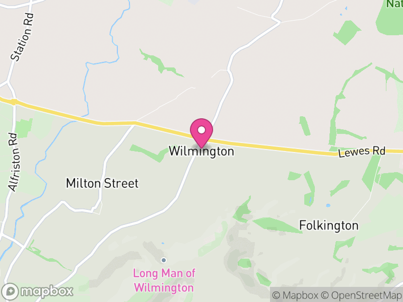 Map of Long Man, Wealden