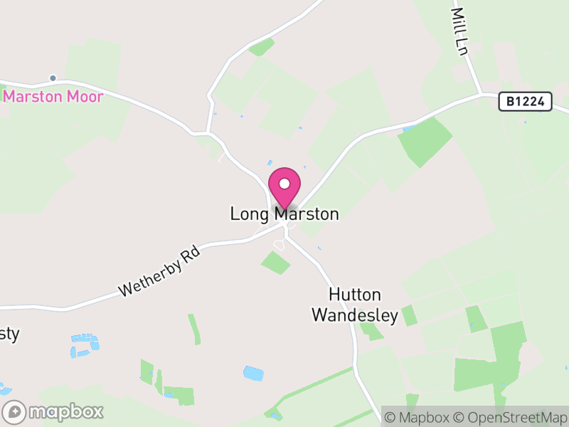 Map of Long Marston, North Yorkshire