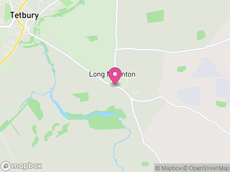 Map of Long Newnton, Cotswold