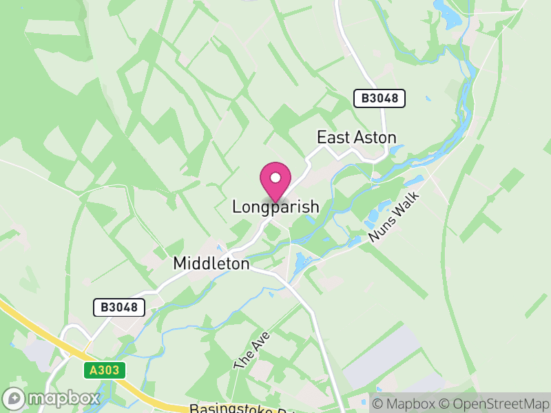 Map of Longparish, Test Valley