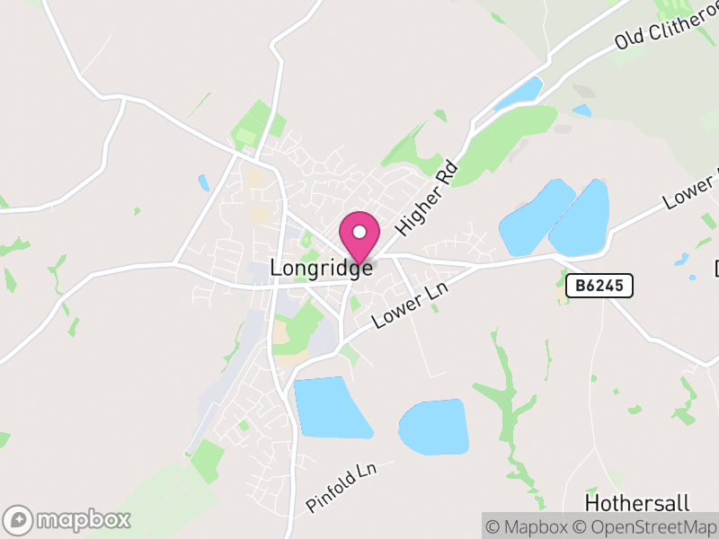 Map of Longridge, Ribble Valley