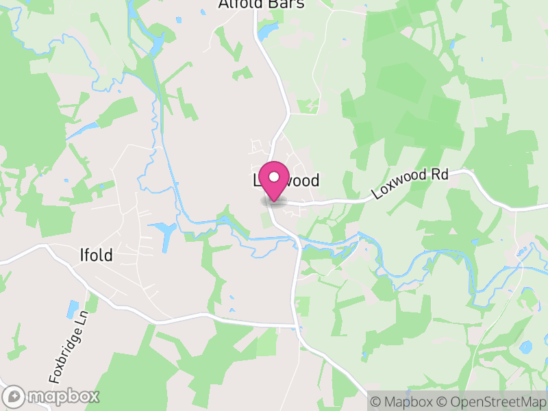 Map of Loxwood, Chichester